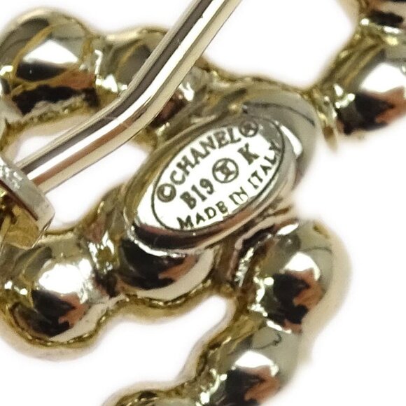 Chanel Hair Clip Barrette Gold Artificial Pearl - Picture 6 of 8